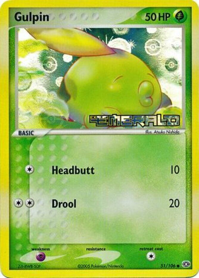 Gulpin (51/106) (Stamped) [EX: Emerald] | Good Games Cannington