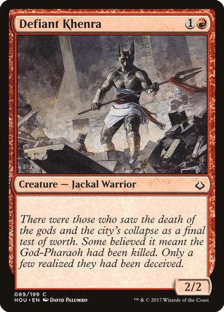 Defiant Khenra [Hour of Devastation] | Good Games Cannington