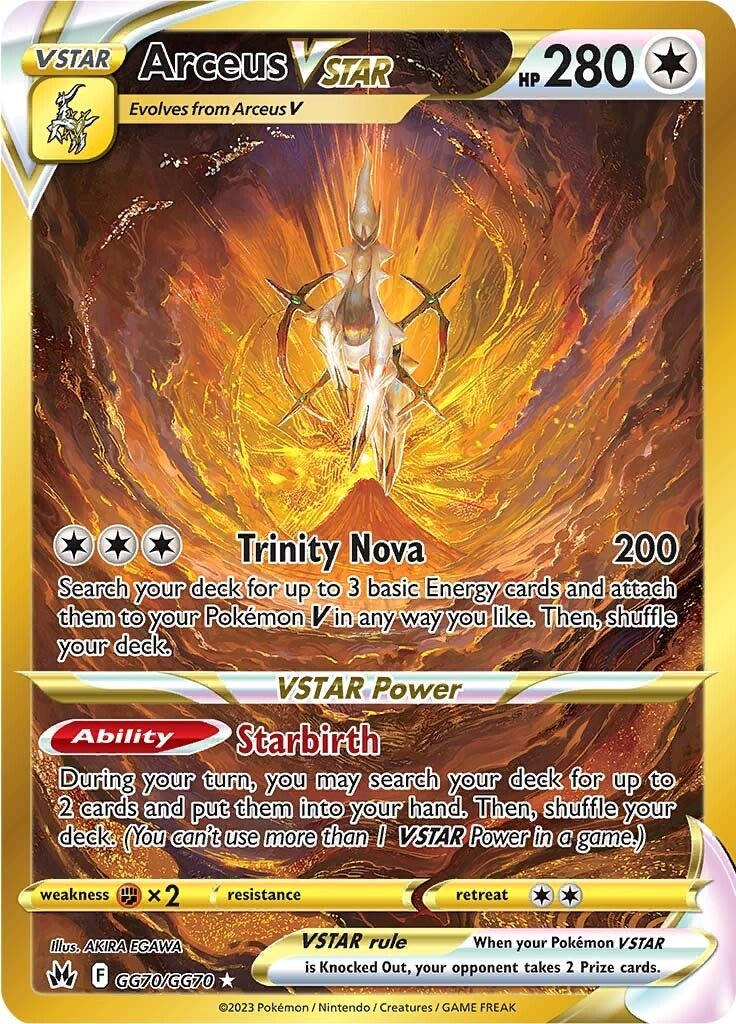 Arceus VSTAR (GG70/GG70) (Secret) [Sword & Shield: Crown Zenith] | Good Games Cannington