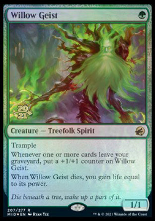 Willow Geist [Innistrad: Midnight Hunt Prerelease Promos] | Good Games Cannington