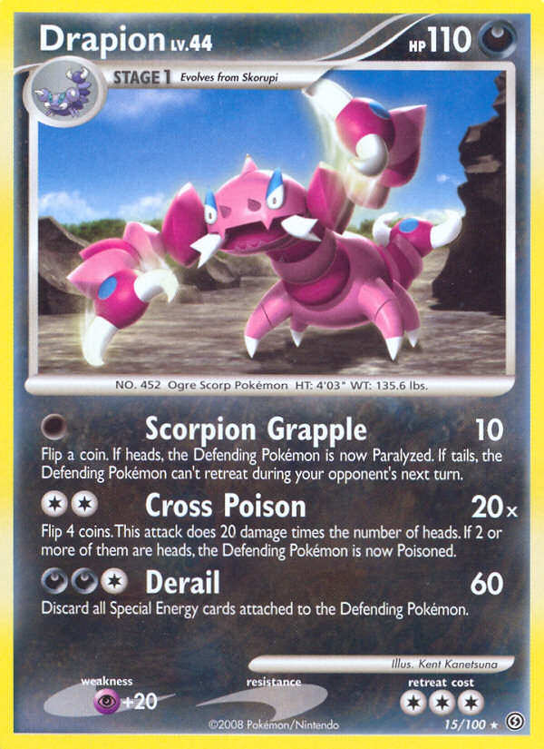 Drapion (15/100) [Diamond & Pearl: Stormfront] | Good Games Cannington