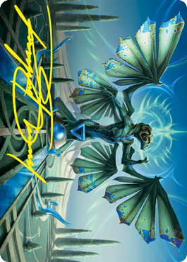 Tanazir Quandrix Art Card (Gold-Stamped Signature) [Strixhaven: School of Mages Art Series] | Good Games Cannington