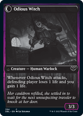 Ragged Recluse // Odious Witch [Innistrad: Double Feature] | Good Games Cannington
