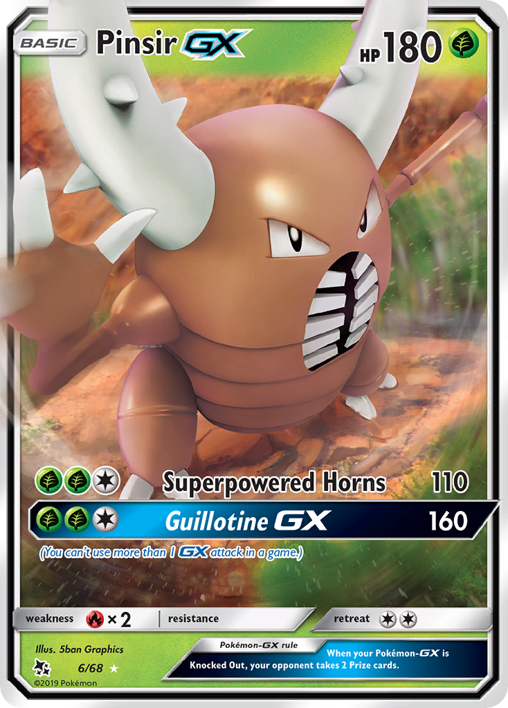 Pinsir GX (6/68) [Sun & Moon: Hidden Fates] | Good Games Cannington