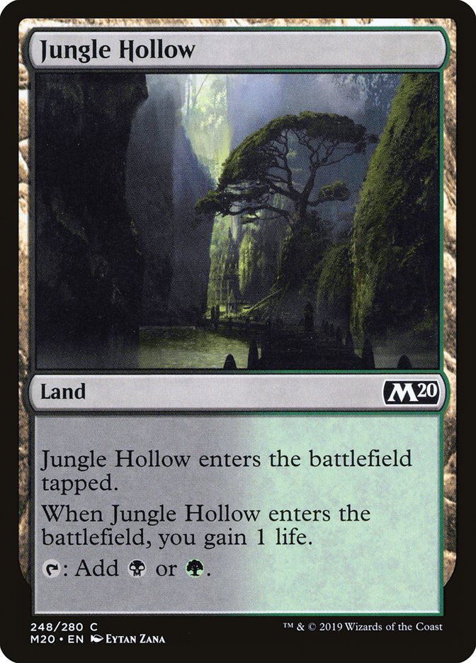 Jungle Hollow [Core Set 2020] | Good Games Cannington