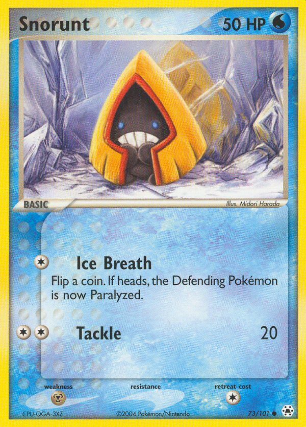 Snorunt (73/101) [EX: Hidden Legends] | Good Games Cannington