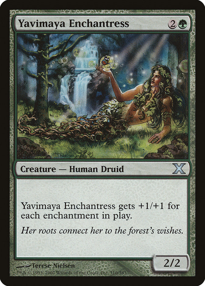 Yavimaya Enchantress [Tenth Edition] | Good Games Cannington