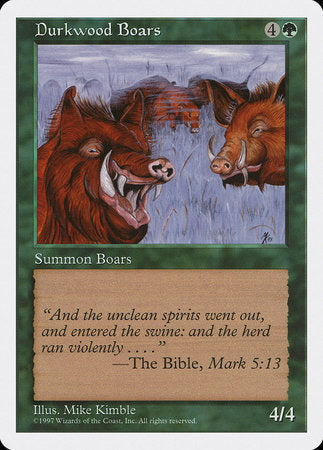 Durkwood Boars [Fifth Edition] | Good Games Cannington