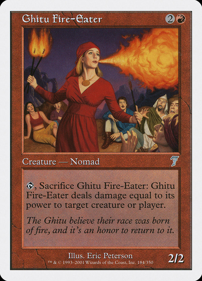 Ghitu Fire-Eater [Seventh Edition] | Good Games Cannington