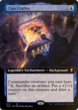 Clan Crafter (Extended Art) [Commander Legends: Battle for Baldur's Gate] | Good Games Cannington