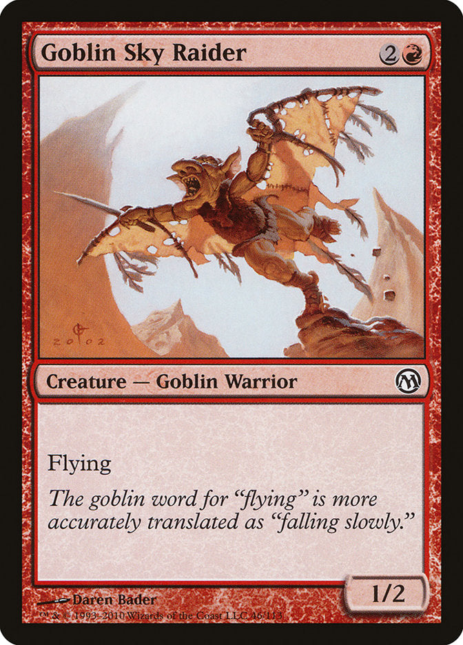 Goblin Sky Raider [Duels of the Planeswalkers] | Good Games Cannington