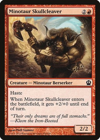 Minotaur Skullcleaver [Theros] | Good Games Cannington