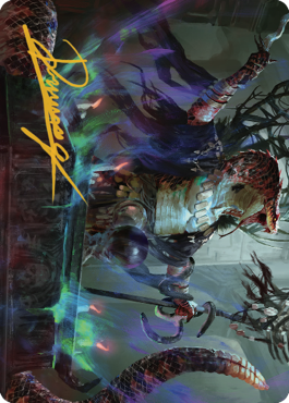 Sivriss, Nightmare Speaker Art Card (32) (Gold-Stamped Signature) [Commander Legends: Battle for Baldur's Gate Art Series] | Good Games Cannington