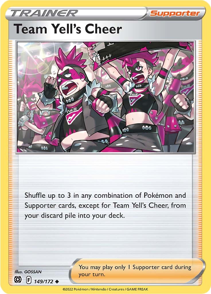 Team Yell's Cheer (149/172) [Sword & Shield: Brilliant Stars] | Good Games Cannington