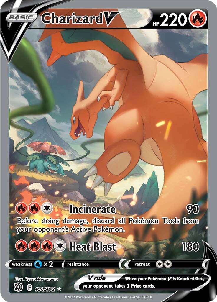 Charizard V (154/172) [Sword & Shield: Brilliant Stars] | Good Games Cannington