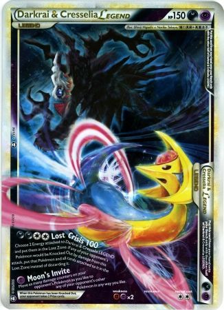 Darkrai & Cresselia LEGEND (99/102) (Jumbo Card) [HeartGold & SoulSilver: Triumphant] | Good Games Cannington