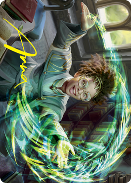 Eureka Moment Art Card (Gold-Stamped Signature) [Strixhaven: School of Mages Art Series] | Good Games Cannington