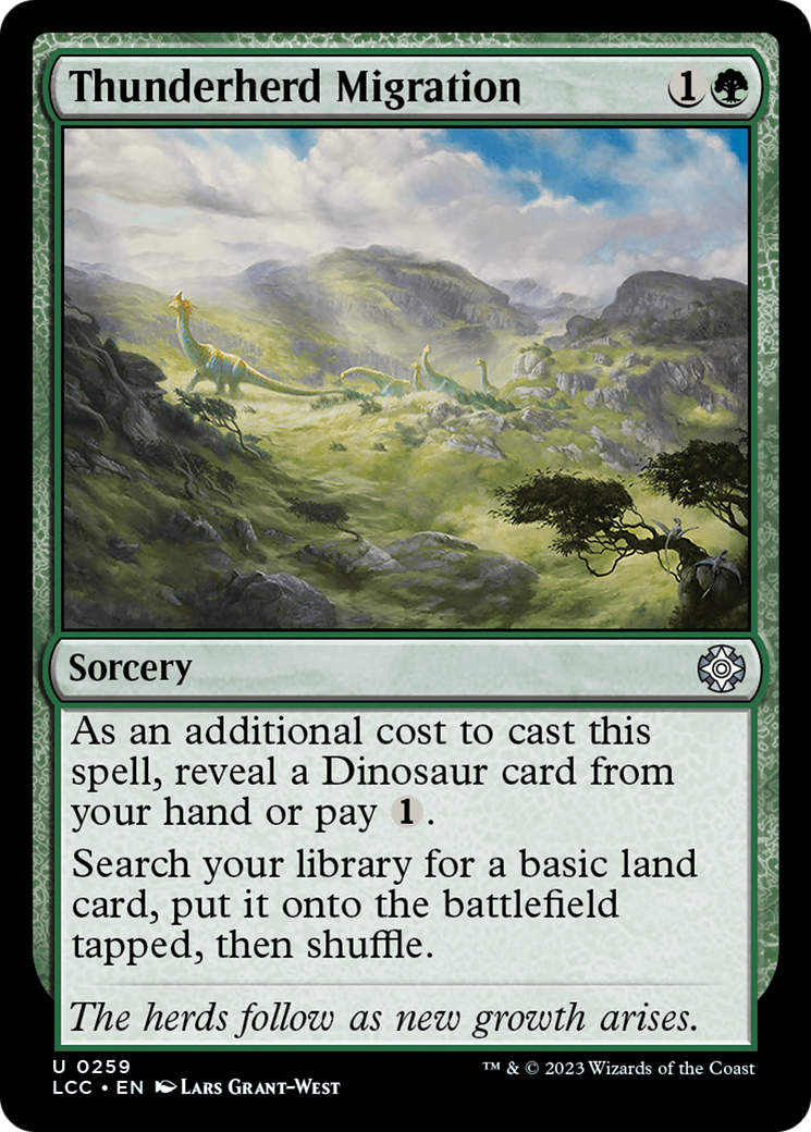 Thunderherd Migration [The Lost Caverns of Ixalan Commander] | Good Games Cannington