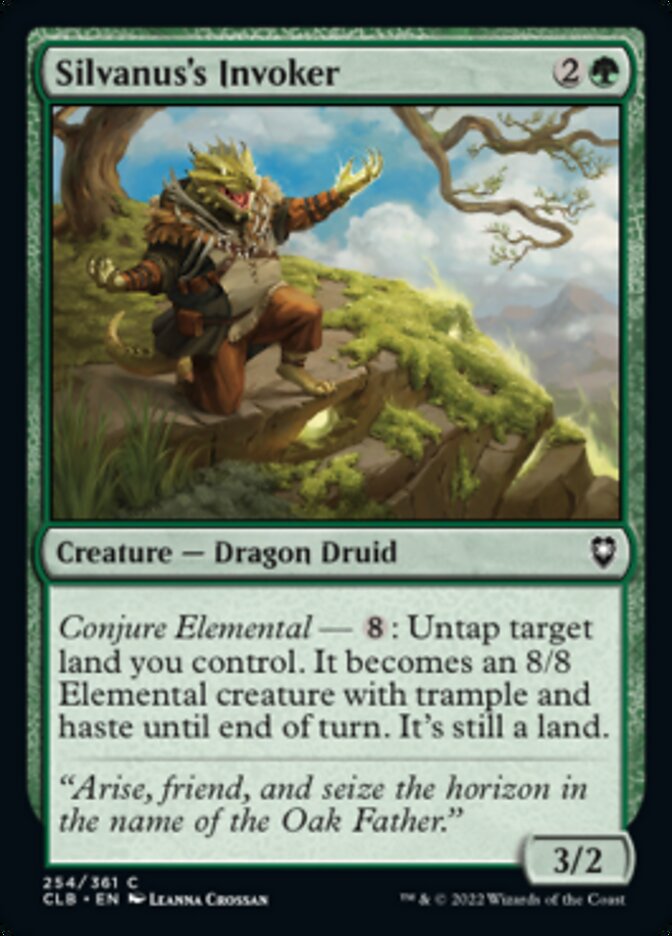 Silvanus's Invoker [Commander Legends: Battle for Baldur's Gate] | Good Games Cannington