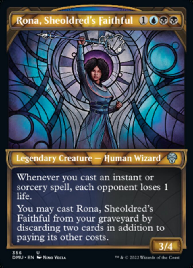 Rona, Sheoldred's Faithful (Showcase Textured) [Dominaria United] | Good Games Cannington
