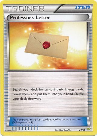 Professor's Letter (24/30) [XY: Trainer Kit - Noivern] | Good Games Cannington