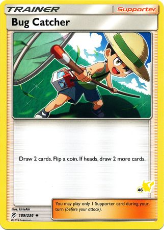 Bug Catcher (189/236) (Pikachu Stamp #46) [Battle Academy 2020] | Good Games Cannington
