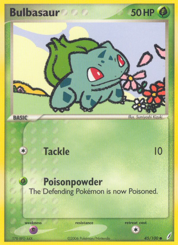 Bulbasaur (45/100) [EX: Crystal Guardians] | Good Games Cannington
