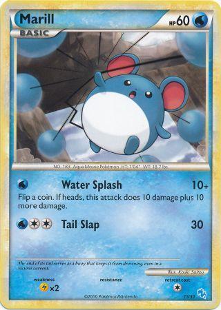 Marill (15/30) [HeartGold & SoulSilver: Trainer Kit - Gyarados] | Good Games Cannington
