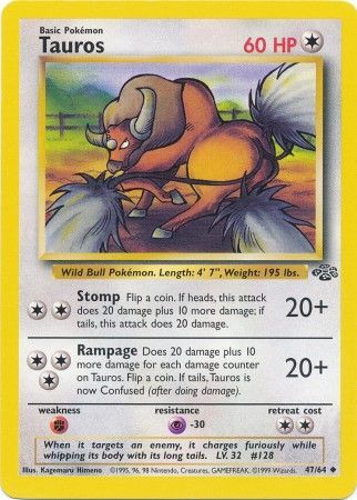Tauros (47/64) [Jungle Unlimited] | Good Games Cannington