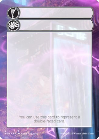 Helper Card (5/9) [Kamigawa: Neon Dynasty Tokens] | Good Games Cannington