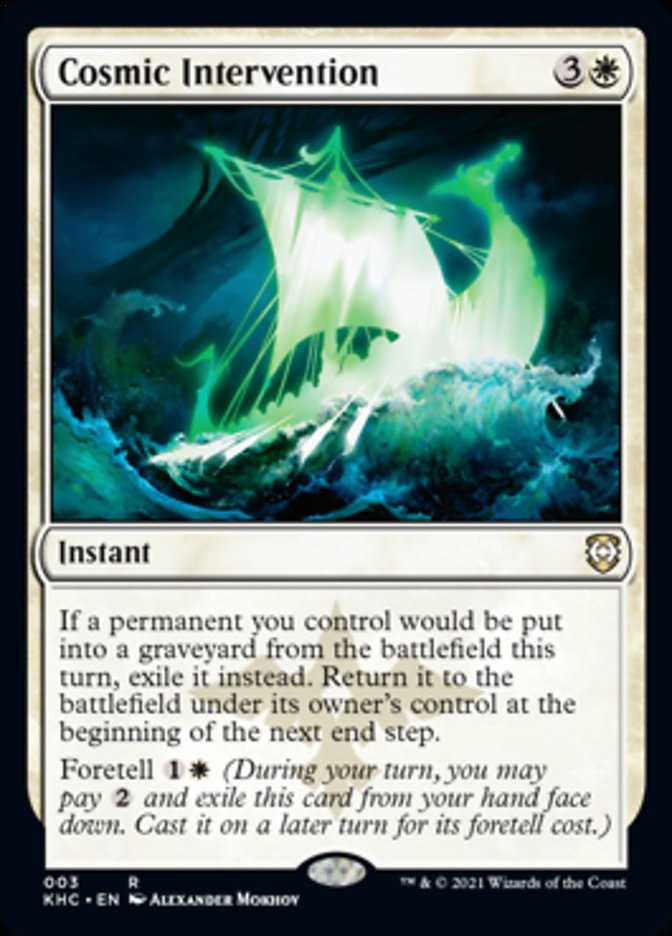 Cosmic Intervention [Kaldheim Commander] | Good Games Cannington
