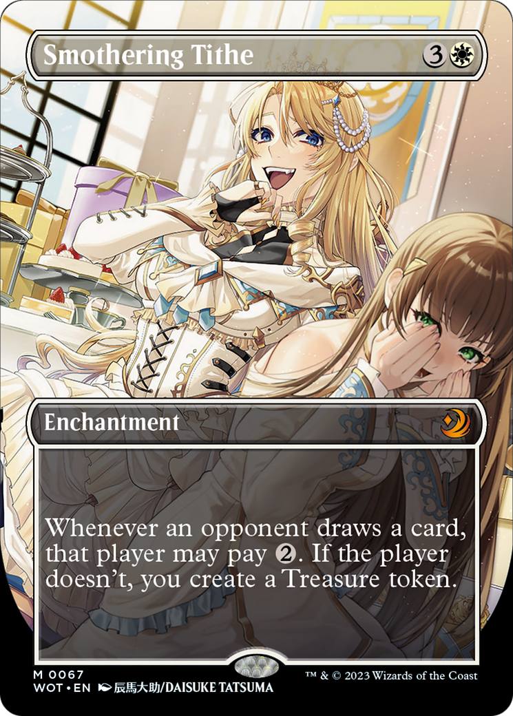 Smothering Tithe (Anime Borderless) [Wilds of Eldraine: Enchanting Tales] | Good Games Cannington