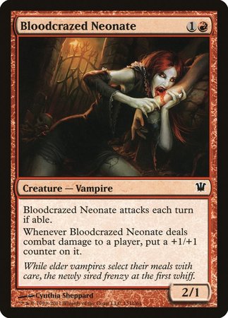 Bloodcrazed Neonate [Innistrad] | Good Games Cannington