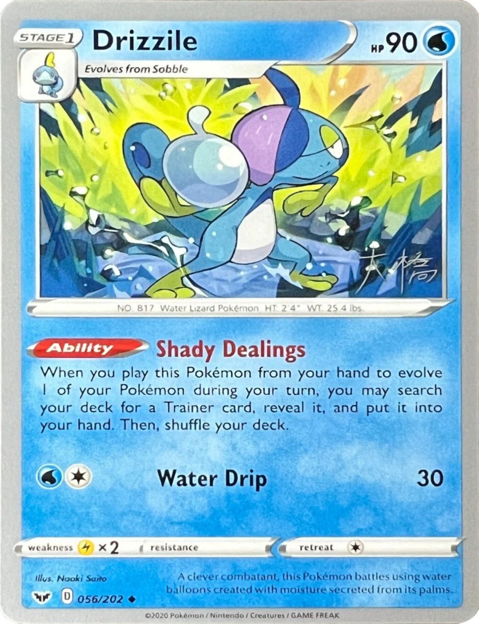 Drizzile (056/202) (Ice Rider Palkia - Rikuto Ohashi) [World Championships 2022] | Good Games Cannington