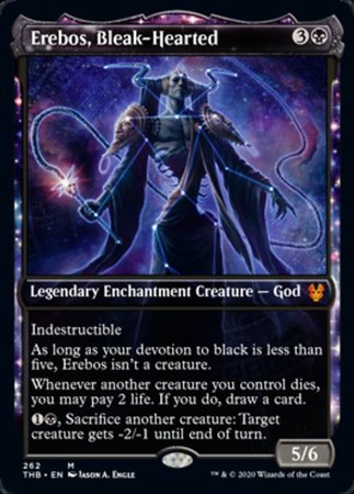 Erebos, Bleak-Hearted (Showcase) [Theros Beyond Death] | Good Games Cannington