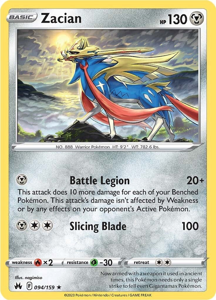 Zacian (094/159) [Sword & Shield: Crown Zenith] | Good Games Cannington