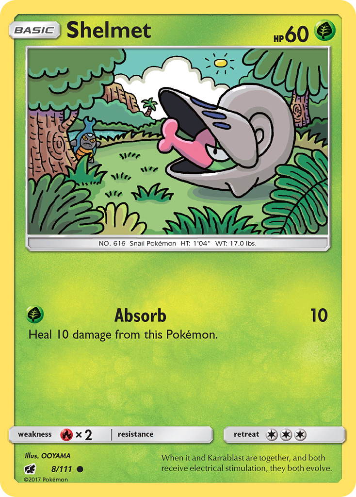 Shelmet (8/111) [Sun & Moon: Crimson Invasion] | Good Games Cannington