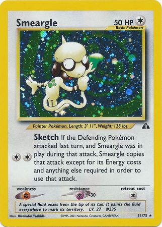 Smeargle (11/75) [Neo Discovery Unlimited] | Good Games Cannington