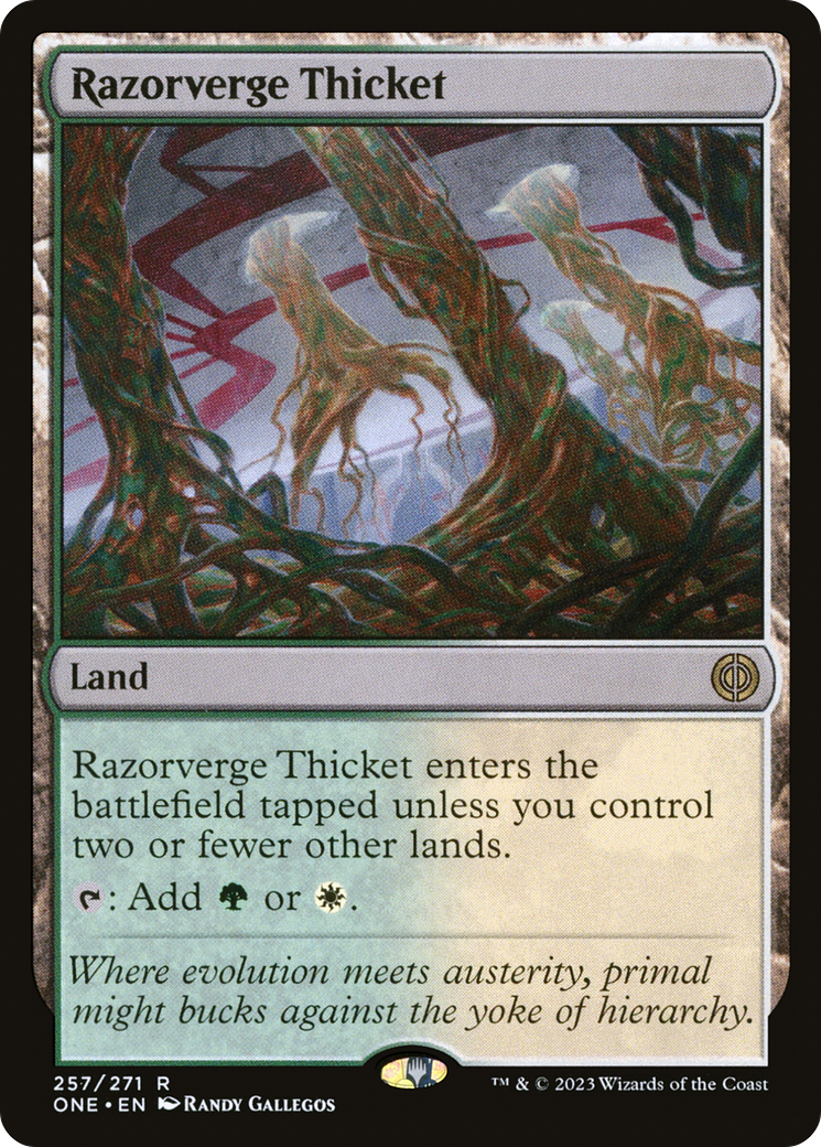 Razorverge Thicket [Phyrexia: All Will Be One] | Good Games Cannington