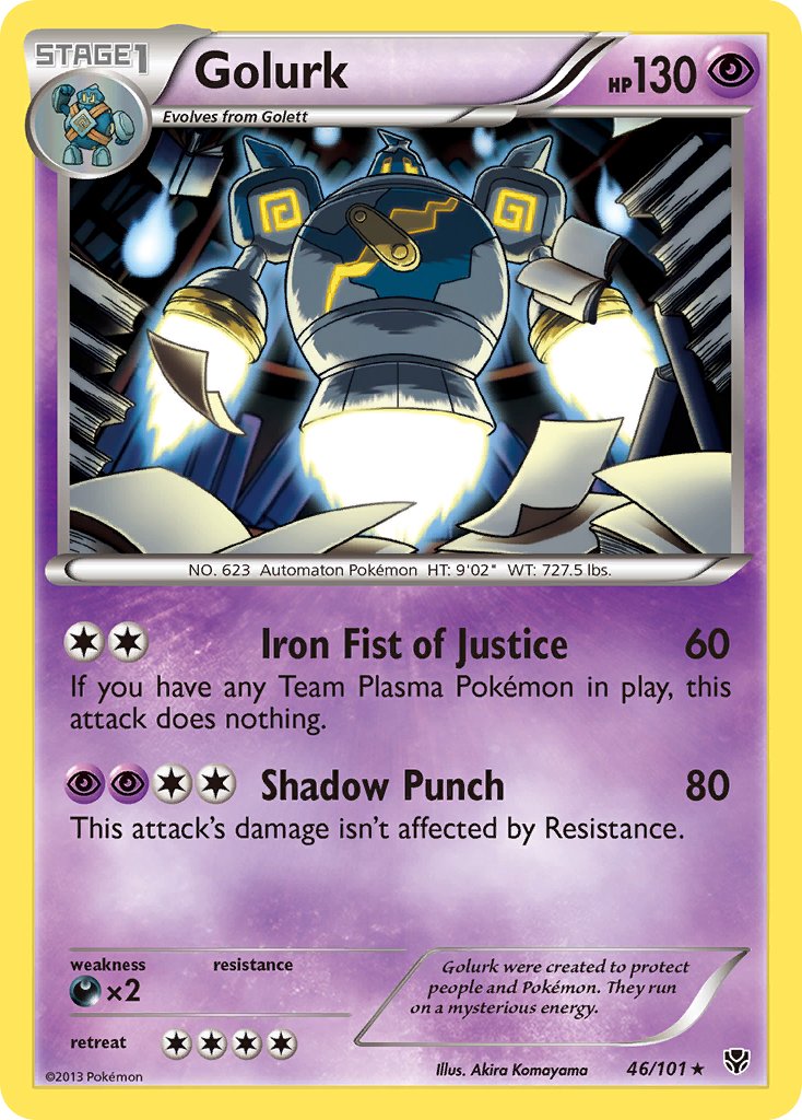 Golurk (46/101) (Theme Deck Exclusive) [Black & White: Plasma Blast] | Good Games Cannington