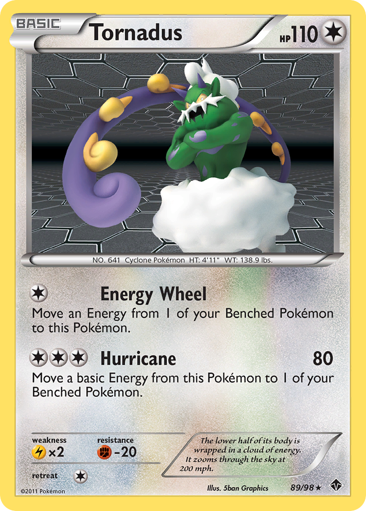 Tornadus (89/98) [Black & White: Emerging Powers] | Good Games Cannington