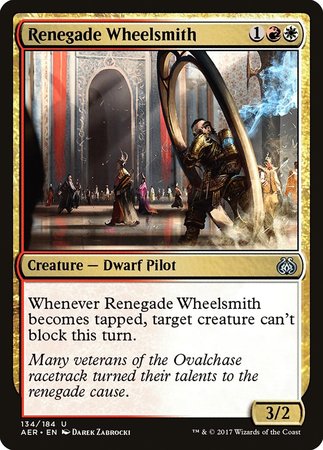 Renegade Wheelsmith [Aether Revolt] | Good Games Cannington