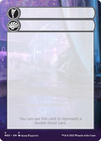 Helper Card (8/9) [Kamigawa: Neon Dynasty Tokens] | Good Games Cannington