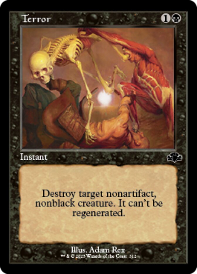 Terror (Retro) [Dominaria Remastered] | Good Games Cannington