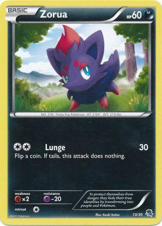 Zorua (13/30) [Black & White: Trainer Kit - Zoroark] | Good Games Cannington