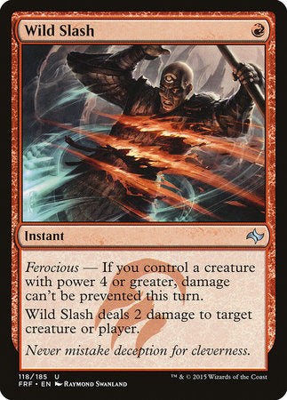 Wild Slash [Fate Reforged] | Good Games Cannington