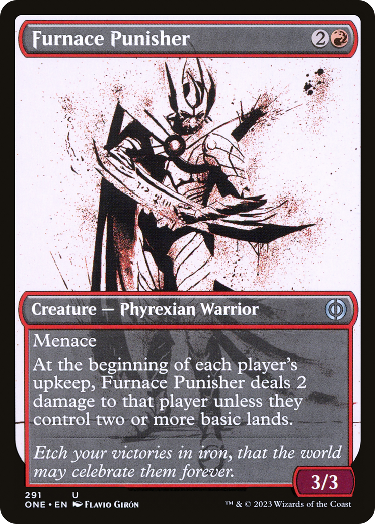 Furnace Punisher (Showcase Ichor) [Phyrexia: All Will Be One] | Good Games Cannington