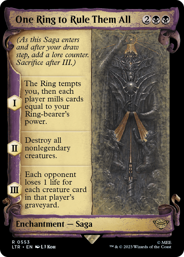 One Ring to Rule Them All [The Lord of the Rings: Tales of Middle-Earth Showcase Scrolls] | Good Games Cannington