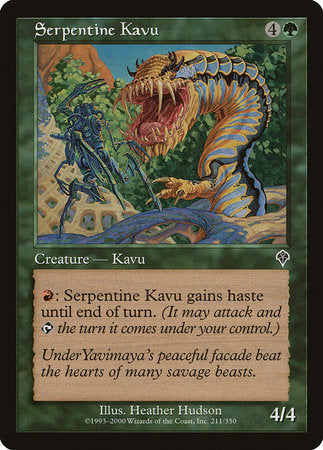 Serpentine Kavu [Invasion] | Good Games Cannington