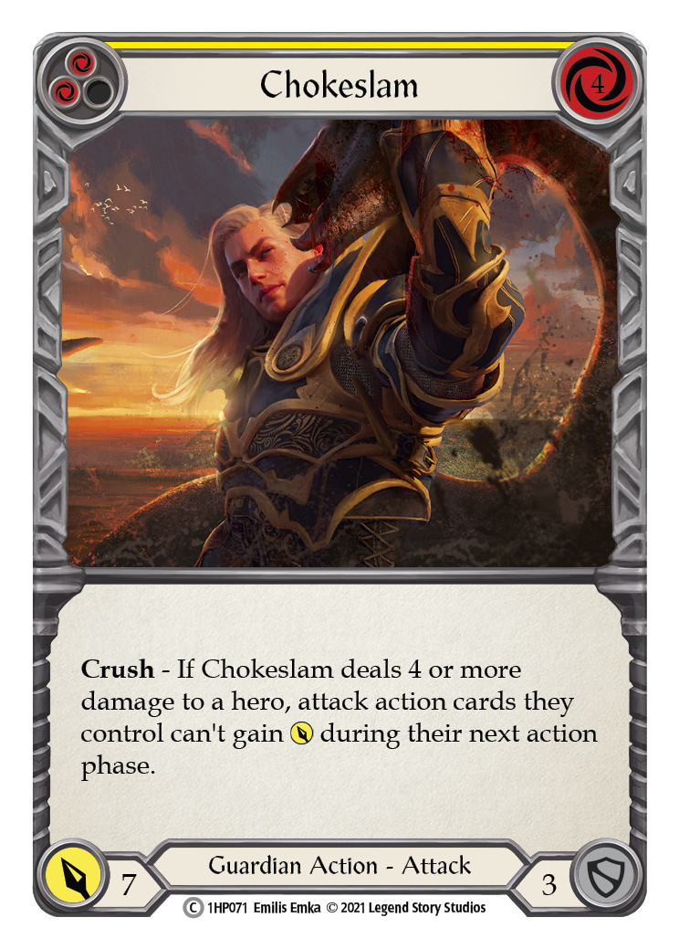 Chokeslam (Yellow) [1HP071] | Good Games Cannington